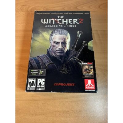 The Witcher 2 Assassins Of Kings PC ATARI Game W/Soundtrack & Map