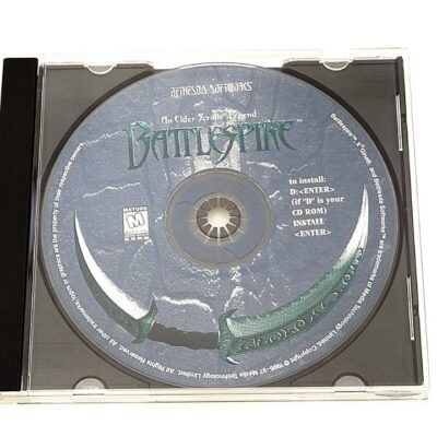 Battlespire An Elder Scrolls Legend PC RPG Game Disc No Manual 1997