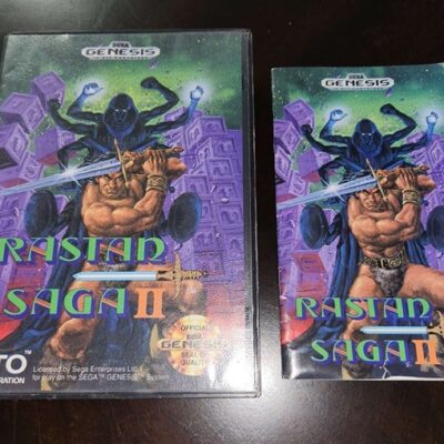 Rastan Saga II || Authentic Case + Manual Only || – Sega Genesis