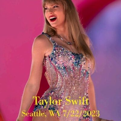 Taylor Swift Lumen Field, Seattle, WA July 22, 2023 Front Section CD/DVD