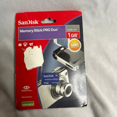 NEW SanDisk 1GB Memory Stick Pro Duo Genuine Camera Memory Card For Sony