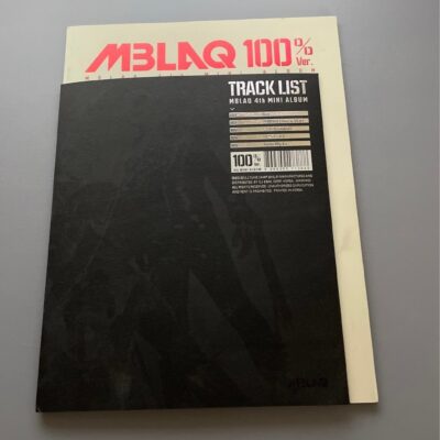 MBLAQ – 4th mini album 100%