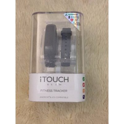 iTouch Slim Fitness Tracker- Black Band