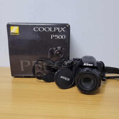 Nikon Coolpix P500  Digital Bridge Camera 12.1MP 36x Optical Zoom Black Tested