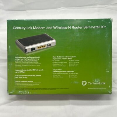 CenturyLink C1000A / C1000A-D 300 Mbps VDSL2 4-Port Wireless N Router Gigabit