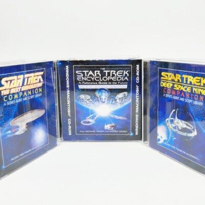 Star Trek 3 PC Lot Next Generation Deep Space Companion & Encyclopedia Ex Cond