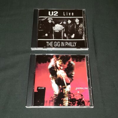 U2 Live 2X 1 CD Sets Gig In Philly 1983 + Montreal 1985 Bono Edge FM