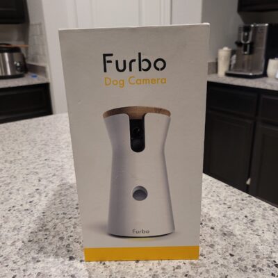 Furbo Dog Camera Treat Tossing, 1080P 2.4G Wifi only 2-Way Audio. White