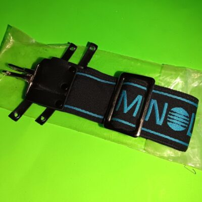 Vintage NOS Black & Blue Minolta 35mm Film Camera Bag Body Padded Shoulder Strap