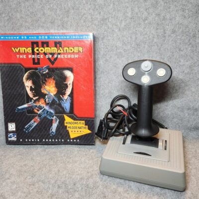Wing Commander IV PC Big Box w/ Official Strategy Guide + Flightstick Pro