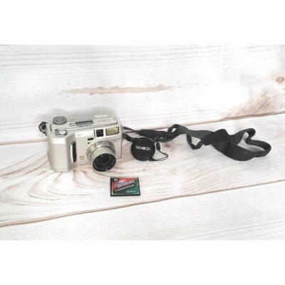 Vintage Minolta DiMAGE S404 4.0MP Digital Camera Tested & 32MB Photo Steno Card