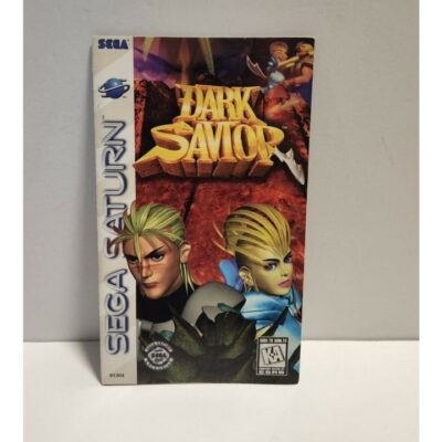 Dark Savior (Sega Saturn) Original Manual with Registration Card Only