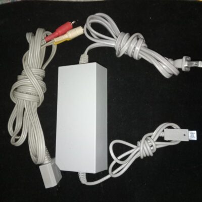 Nintendo Wii Power Adapter AV Cables