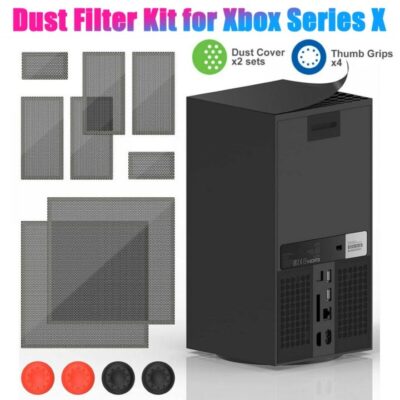 2Sets Dust Filter Cover Accessories w/Controller Thumb Grips