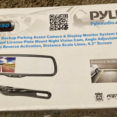 PYLE REARVIEW BACKUP PARKING CAMERA AND  DISPLAY MONITOR SYSTEM