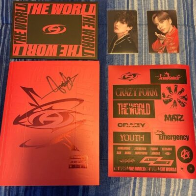 ateez the world ep fin will signed Jongho unsealed diary version album