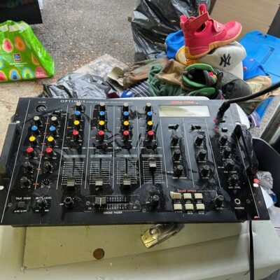 Optimus Stereo Sound Mixer Sound Effect Echo SSM-1750 DJ Mic