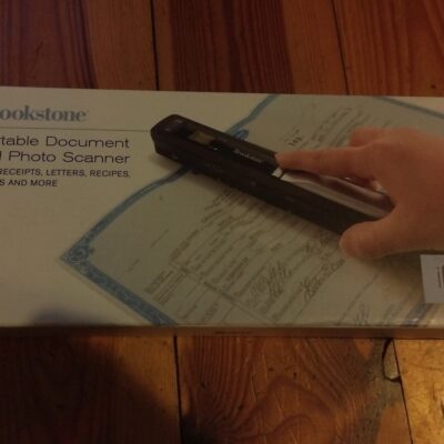 Brookstone portable document scanner