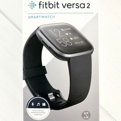 *Excellent* Fitbit Versa 2 Health & Fitness Smartwatch | Carbon Black FB507BKBK