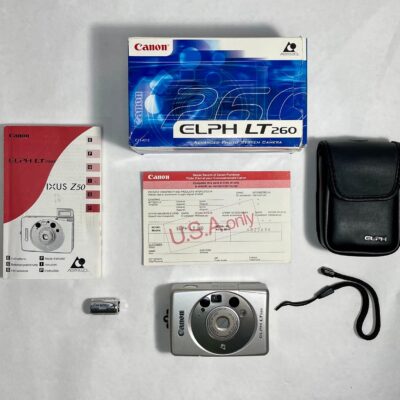 Canon ELPH LT Advanced Photo Sys IX 240 Point & Shoot Camera, Case, Box & Manual