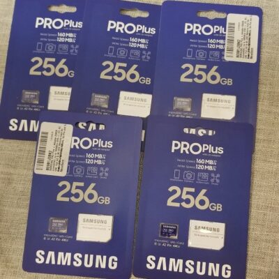 5 pack Samsung micro SD card 256 gb