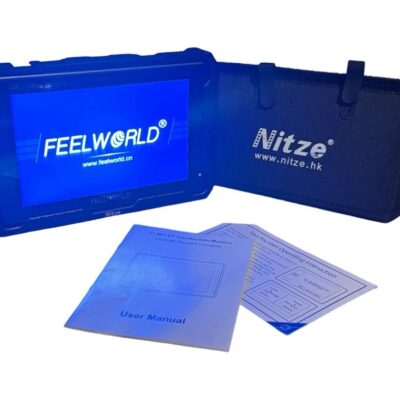 FEELWORLD LUT7 professional camera monitor with Nitze cage and sunhood