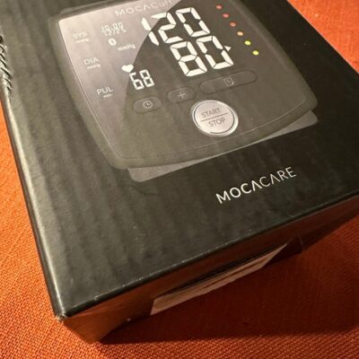 mocacare auto wrist blood pressure monitor wirelessly