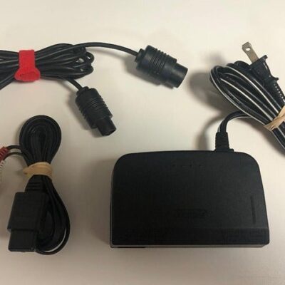 Nintendo 64 Authentic Power Supply, 3rd party AV cable & 3rd party extension