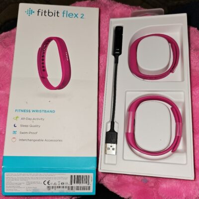 Fitbit flex 2 fitness tracker (sm & lg bands included) (magenta)