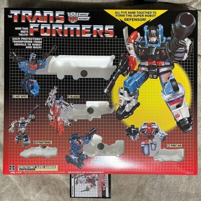 Transformers G1 Defensor Giftset Box Foam and Manual Rare Autobot Protectobots