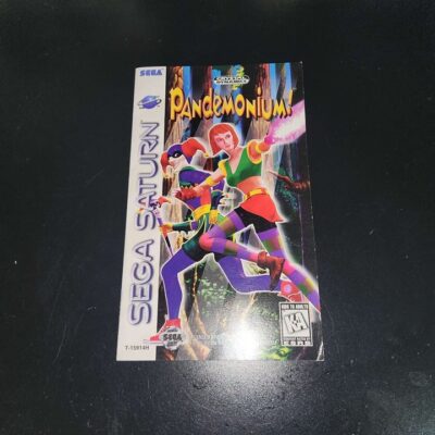 Pandemonium || Authentic Manual Only || – Sega Saturn