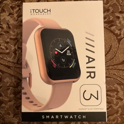 iTouch Sport 3 Smartwatch (with 24/7 Heart Rate Tracking, Step Counter, Notifica