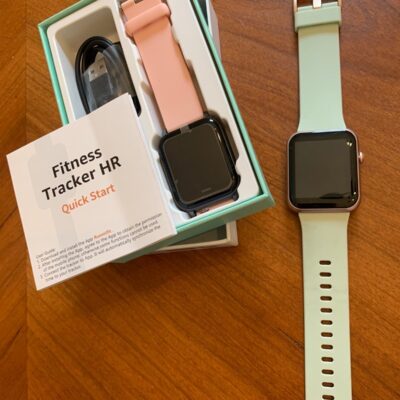 2 Smart Watches Rummifit Smart Watch Fitness Tracker HR Pink / IW2 44MM