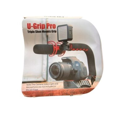 U-Grip Pro Triple Shoe Mount Camera Smartphone Video Tool