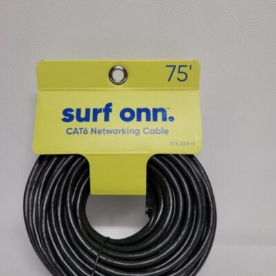 SURF ONN CAT6 NETWORKING CABLE-75 FT