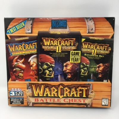 Warcraft II Battle Chest Box & Insert Only PC Big Box Blizzard Vintage CLEAN!