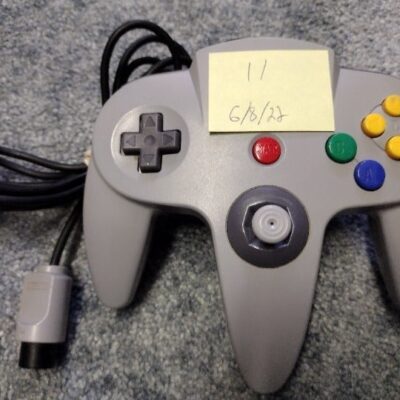 Gray Nintendo 64 N64 OEM Remote Controller Refurbished Joystick 11