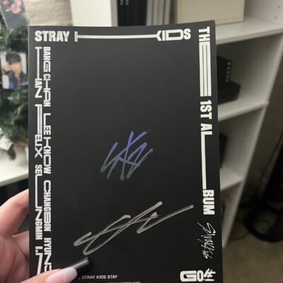 Stray Kids leeknow signed go live album