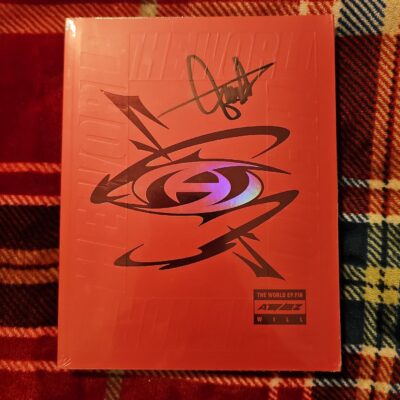 Jongho Ateez Signed Album The World: EP Fine Sealed Diary Version