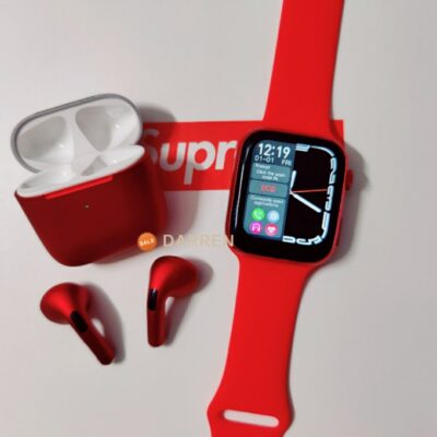 Smart Watch Sports Tracker Bluetooth Call + Bluetooth 5.1 Earbuds Earphone