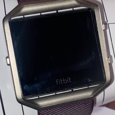 Fitbit Blaze Silicone Fitness Tracker Purple Tone Rubber Smartwatch Watch Only