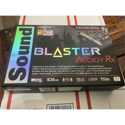 Creative Sound Blaster Audigy PCIe RX 7.1 Sound Card High Performance sb1550