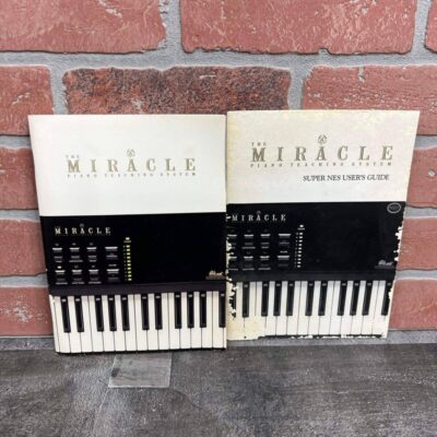 The Miracle Piano Teaching System Super Nintendo SNES Authentic Owner’s Manual