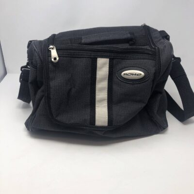 Rome Gadget/camera/luggage Bag Black With Shoulder Strap