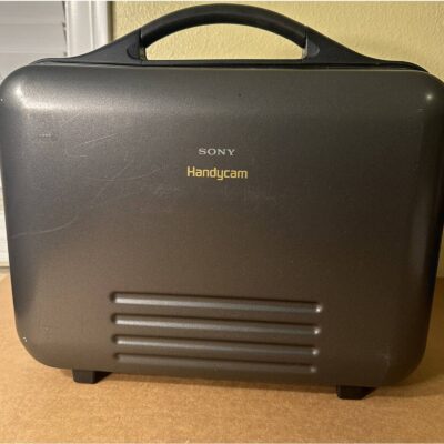 vintage sony handycam hard case locking travel case breif case carying case