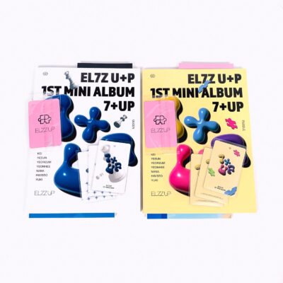 el7z up 7+up 1st mini album set + inclusions & ktown4u pob photocard el7zup