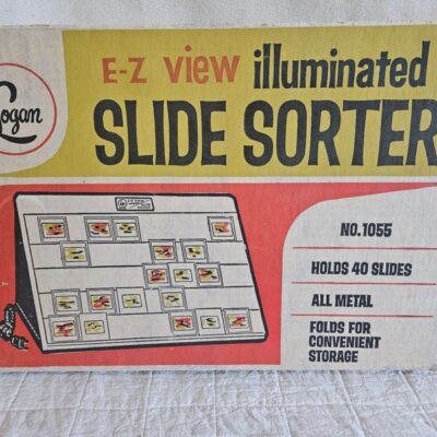 Vintage Logan Slide Sorter EZ-View Illuminated w/ box + instructions Model No. 1