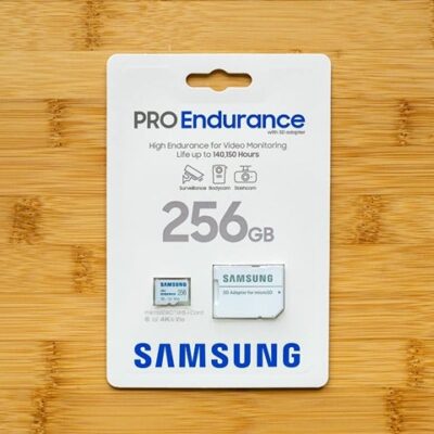 256GB SAMSUNG PRO Endurance MicroSDXC Memory Card with Adapter