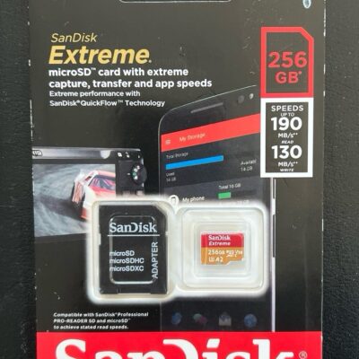 SanDisk 256GB Extreme microSDXC Memory Card)