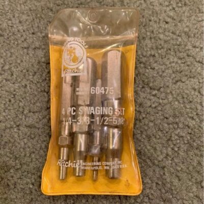 Yellow Jacket 60475 4 Piece Swaging Set – 1/4